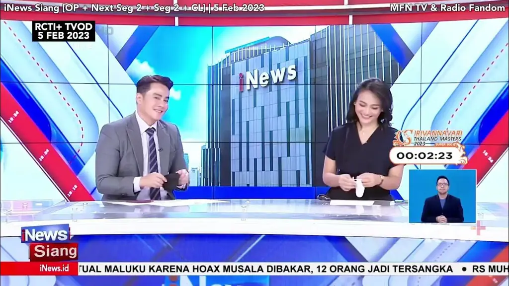 jadwal inews hari ini