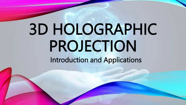 Proyeksi holografik teknologi masa depan untuk Vision Live