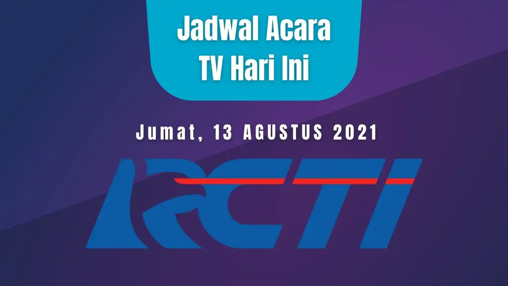 Gambar jadwal program RCTI yang informatif dan mudah dibaca