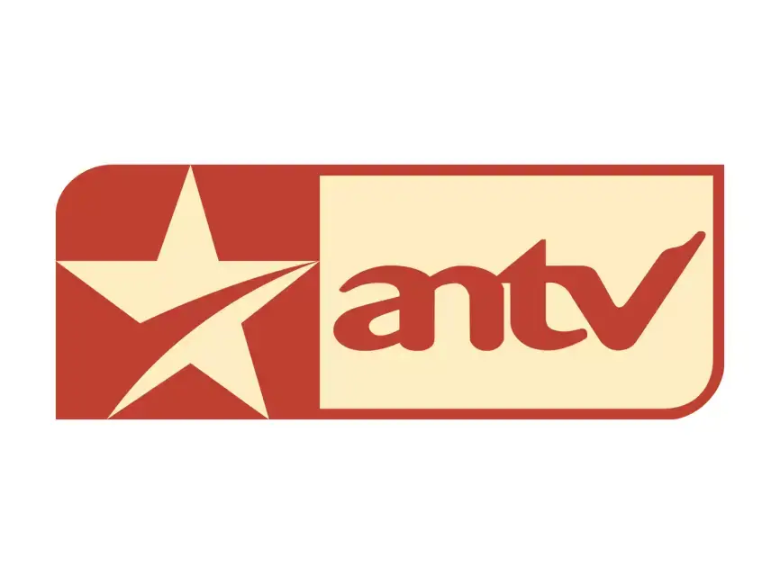 Logo ANTV dengan informasi jadwal