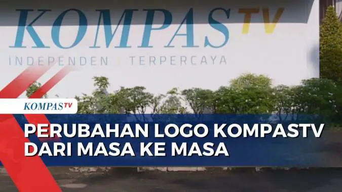 Logo Kompas TV di layar televisi