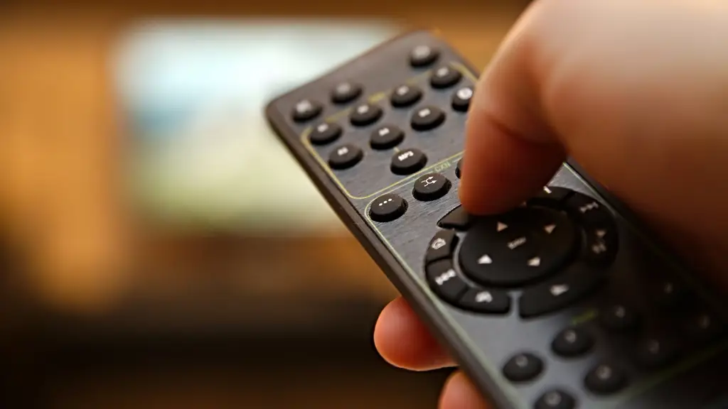 Gambar remote TV dan jadwal acara