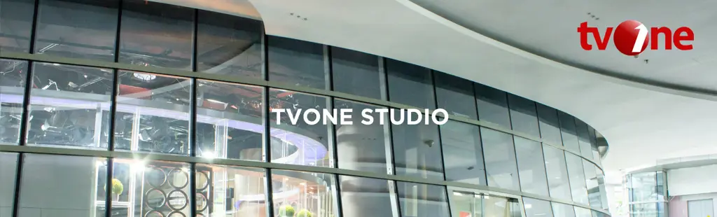 Studio TVOne yang modern dan lengkap dengan peralatan canggih