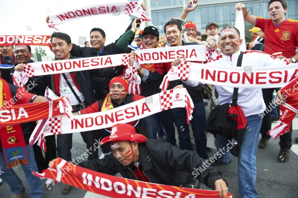 Para pendukung Timnas Indonesia yang antusias di stadion