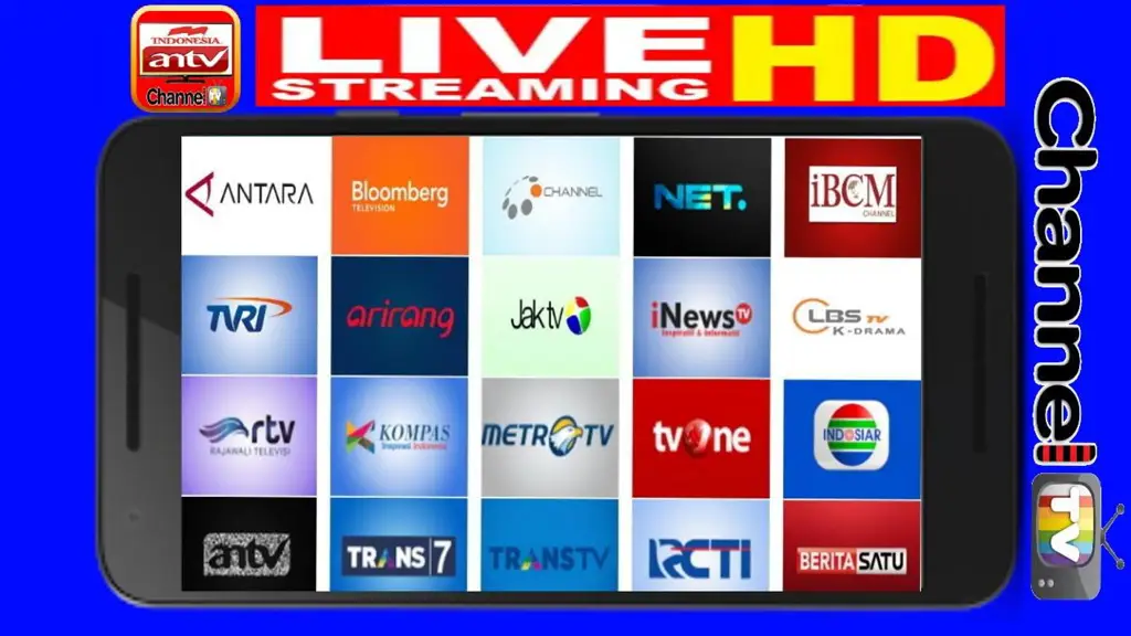 Layar Televisi Menampilkan Program Trans TV