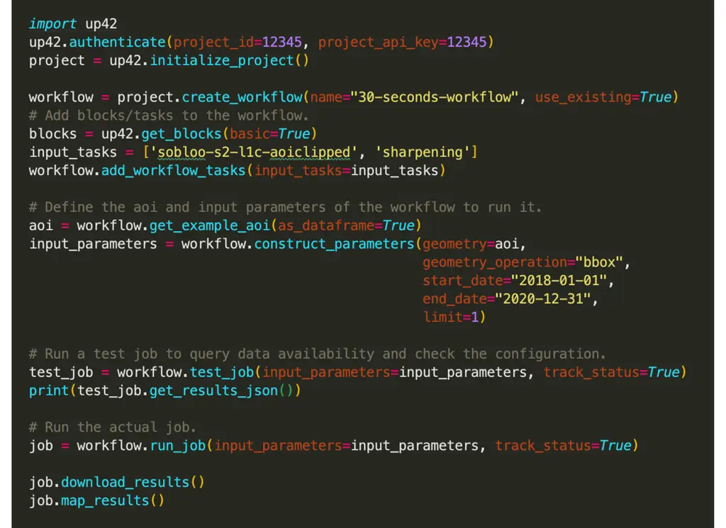 Gambar contoh kode Python yang menampilkan output ke konsol