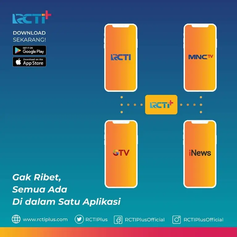 Potongan gambar berbagai program populer RCTI