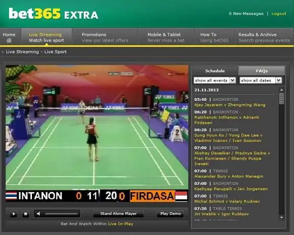 Gambar berbagai aplikasi streaming bulu tangkis terbaik