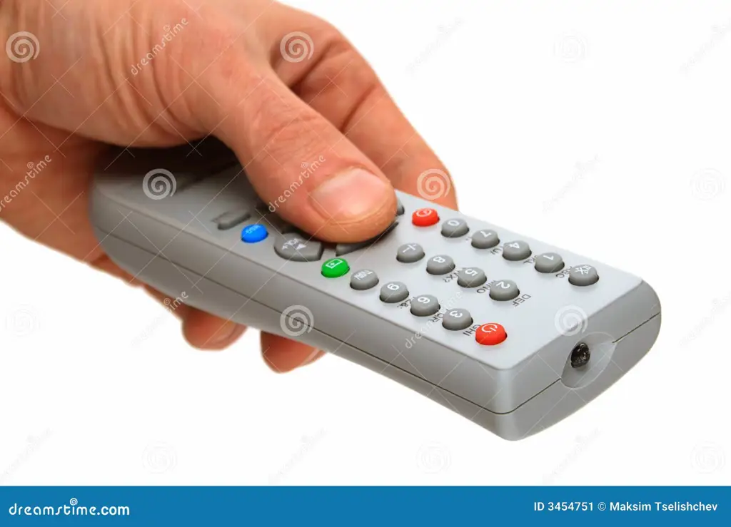 Remote control dan layar televisi